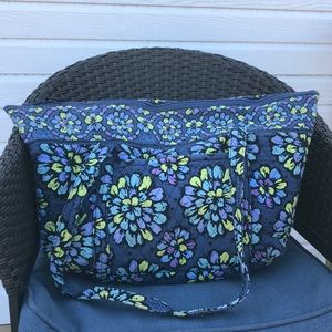 Vera Bradley | Blue and Green Quilted Tote Bag